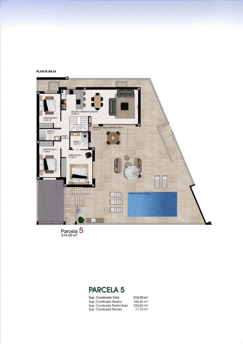 3 sovrum Villa till salu i Benijofar - 550 000 € (Ref: 9813807)