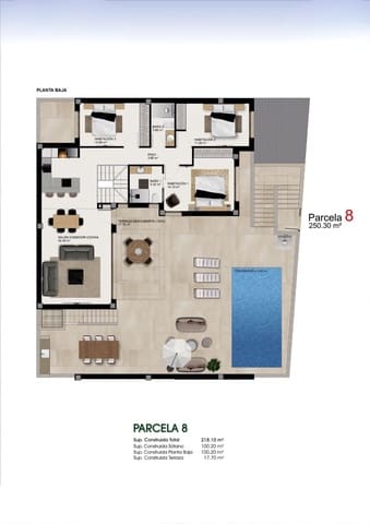 3 slaapkamer Villa te koop in Benijófar - € 495.000 (Ref: 9813810)