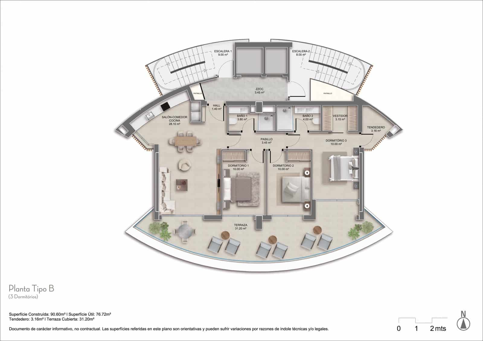 3 bedroom Apartment for sale in Calpe / Calp with pool - € 676,000 (Ref: 9851699)