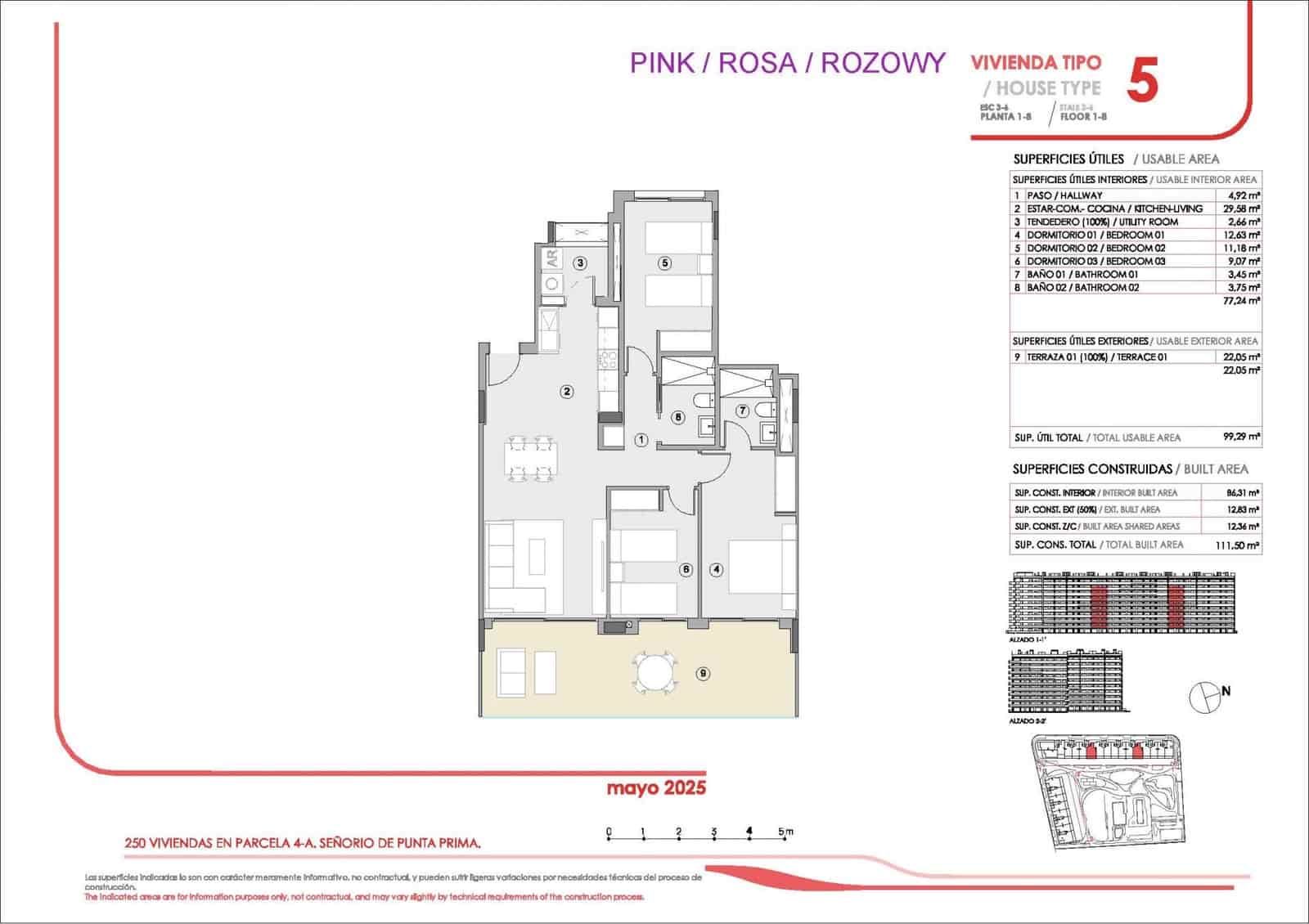 3 bedroom Apartment for sale in Punta Prima with pool - € 409,000 (Ref: 9892292)