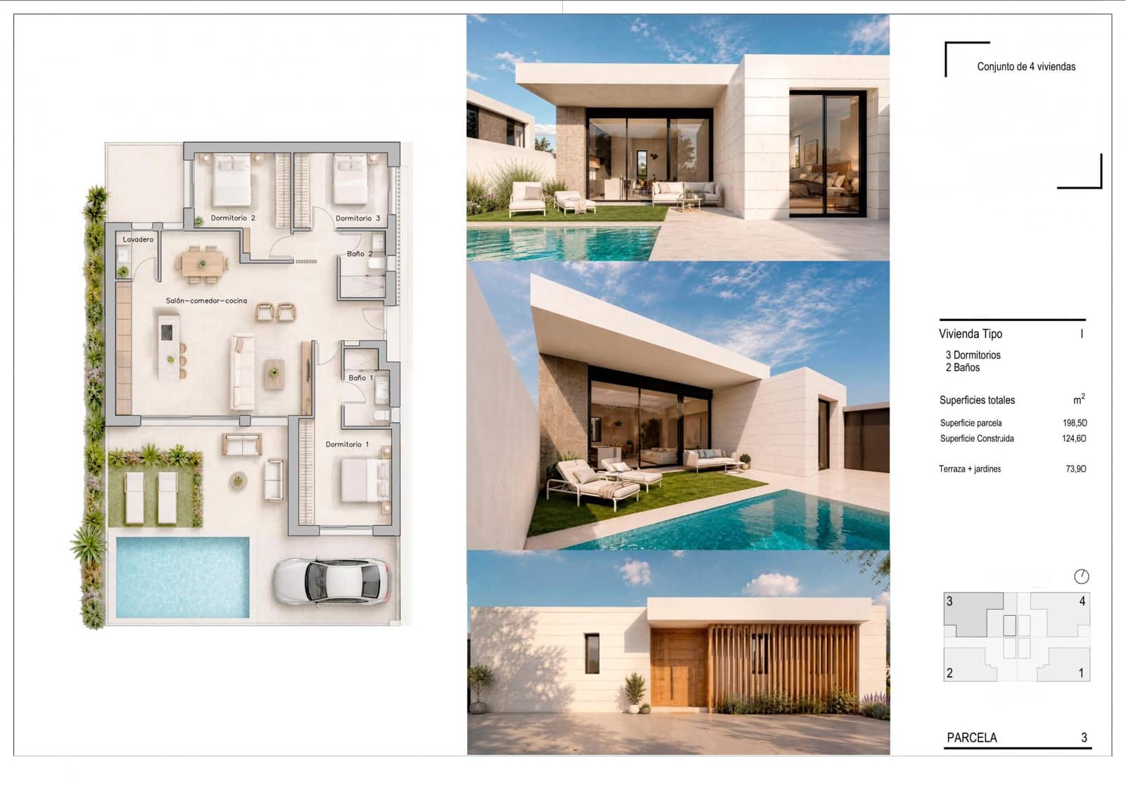 3 bedroom Villa for sale in Pilar de la Horadada - € 475,000 (Ref: 9896285)