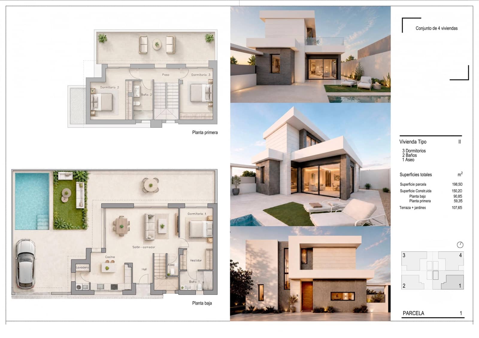 3 soveværelse Villa til salg i Pilar de la Horadada - € 495.000 (Ref: 9896286)