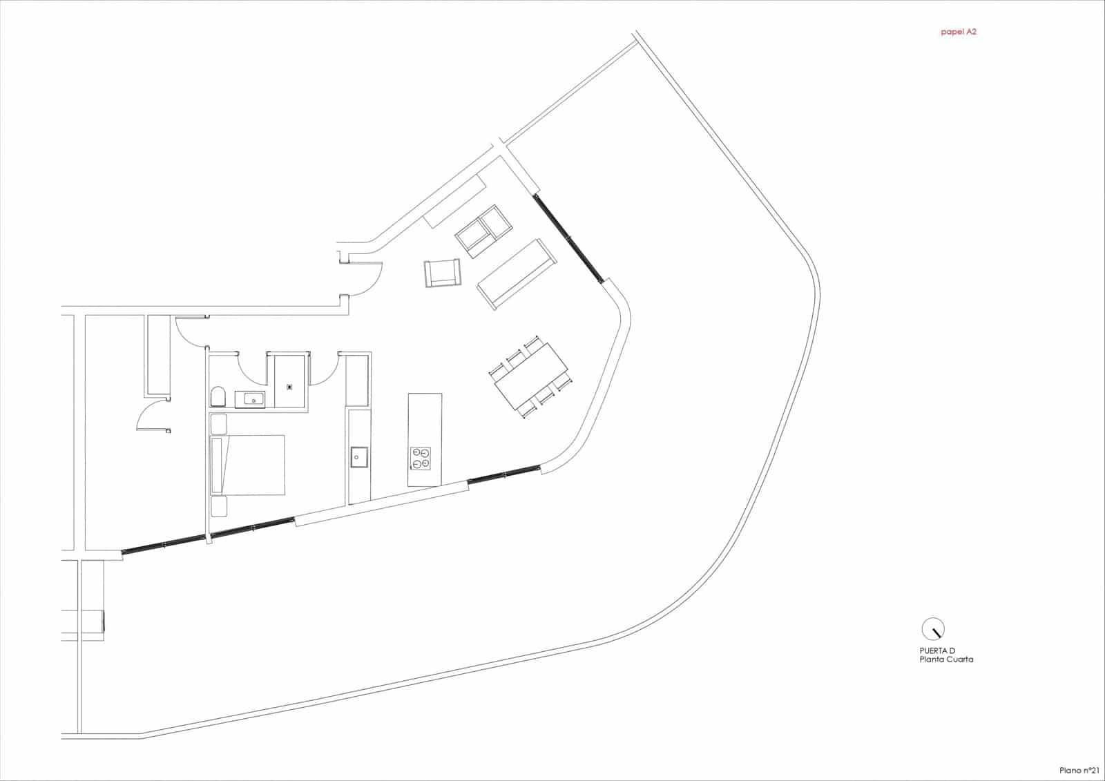 2 sovrum Takvåning till salu i Calpe / Calp med pool - 728 835 € (Ref: 9899139)
