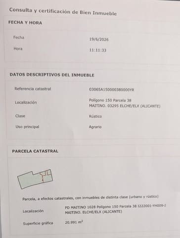 Byggegrund til salg i Elche / Elx - € 264.500 (Ref: 9927358)