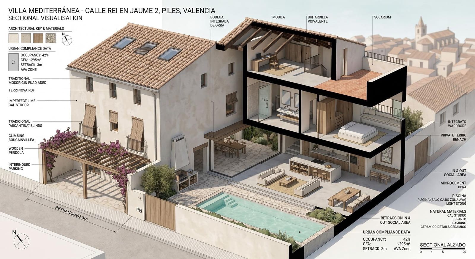 Area Edificabile in vendita in Piles - 99.000 € (Rif: 9938142)