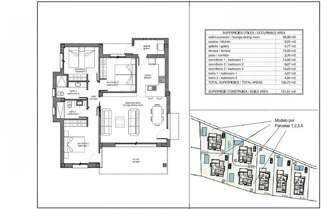 3 slaapkamer Villa te koop in Rojales met zwembad garage - € 504.000 (Ref: 9962645)