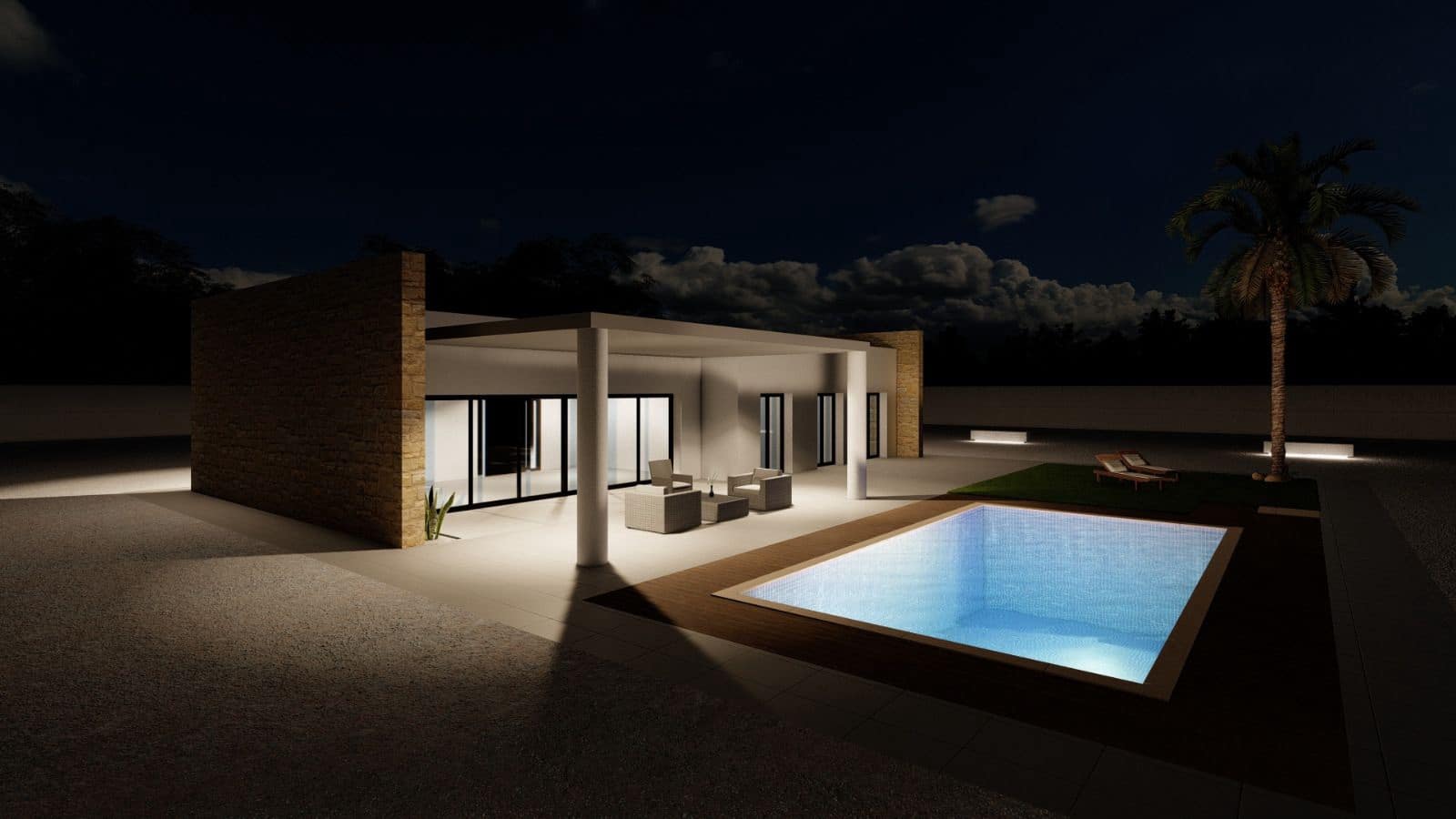 3 soveværelse Villa til salg i Pinoso med swimmingpool garage - € 379.000 (Ref: 9965253)