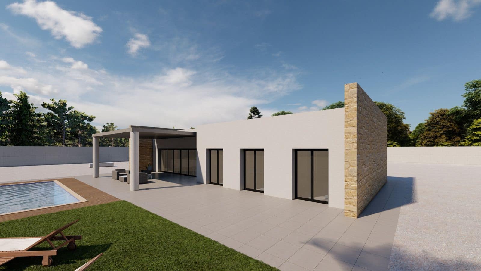 3 soveværelse Villa til salg i Pinoso med swimmingpool garage - € 379.000 (Ref: 9965253)