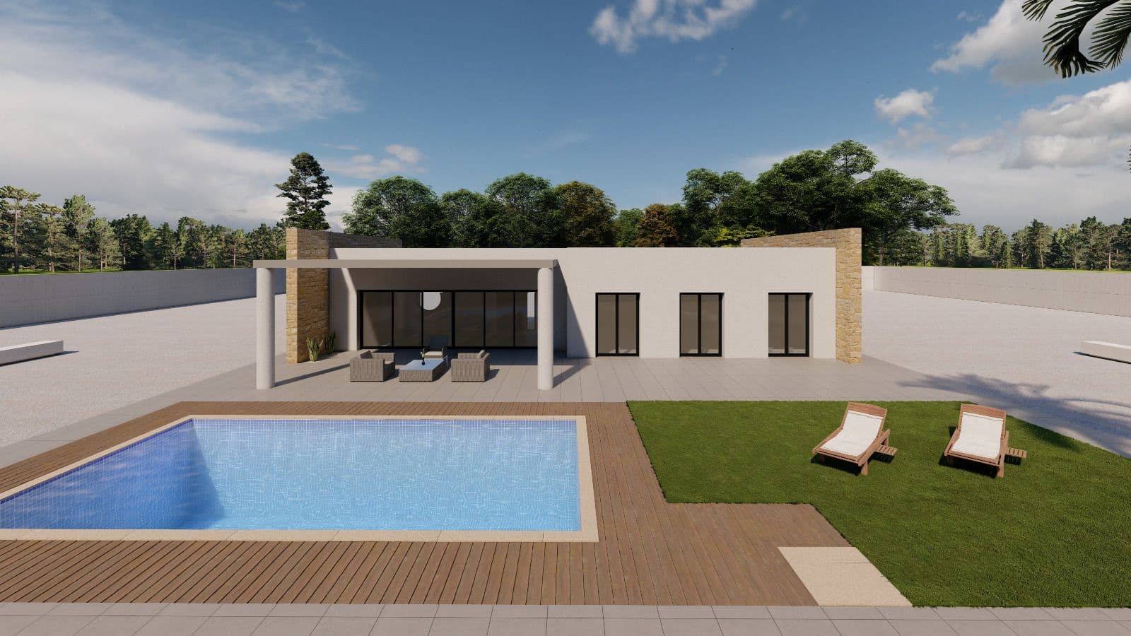 3 soveværelse Villa til salg i Pinoso med swimmingpool garage - € 379.000 (Ref: 9965253)