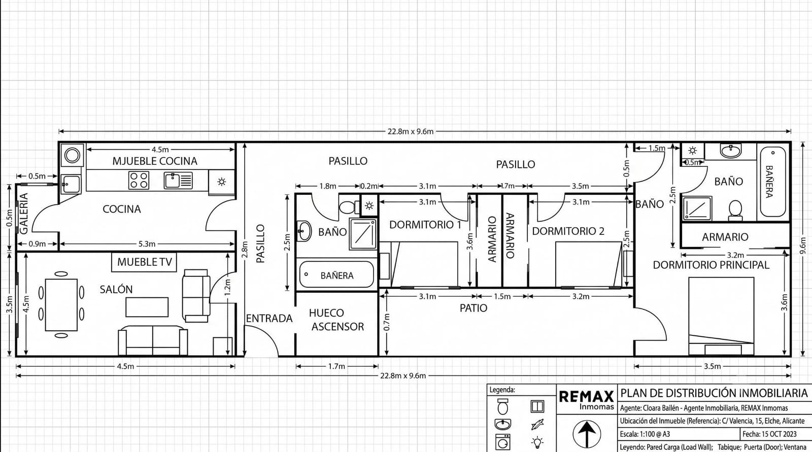 3 soveværelse Lejlighed til salg i Elche / Elx - € 169.900 (Ref: 9966615)