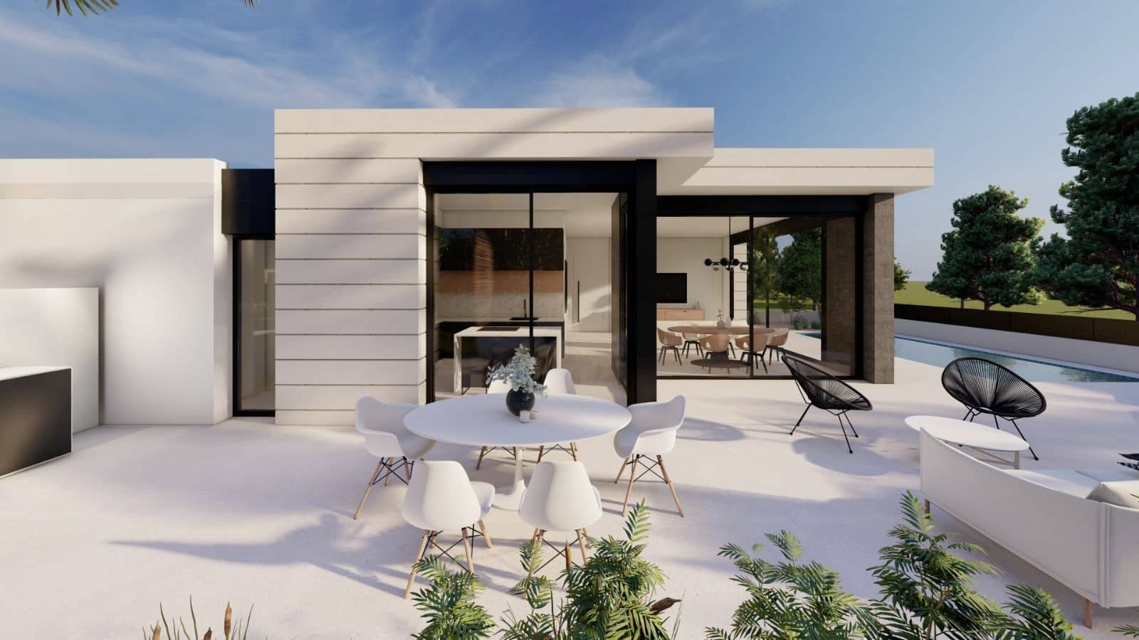 Chalet de 3 habitaciones en Pilar de la Horadada en venta con piscina - 586.000 € (Ref: 9966619)