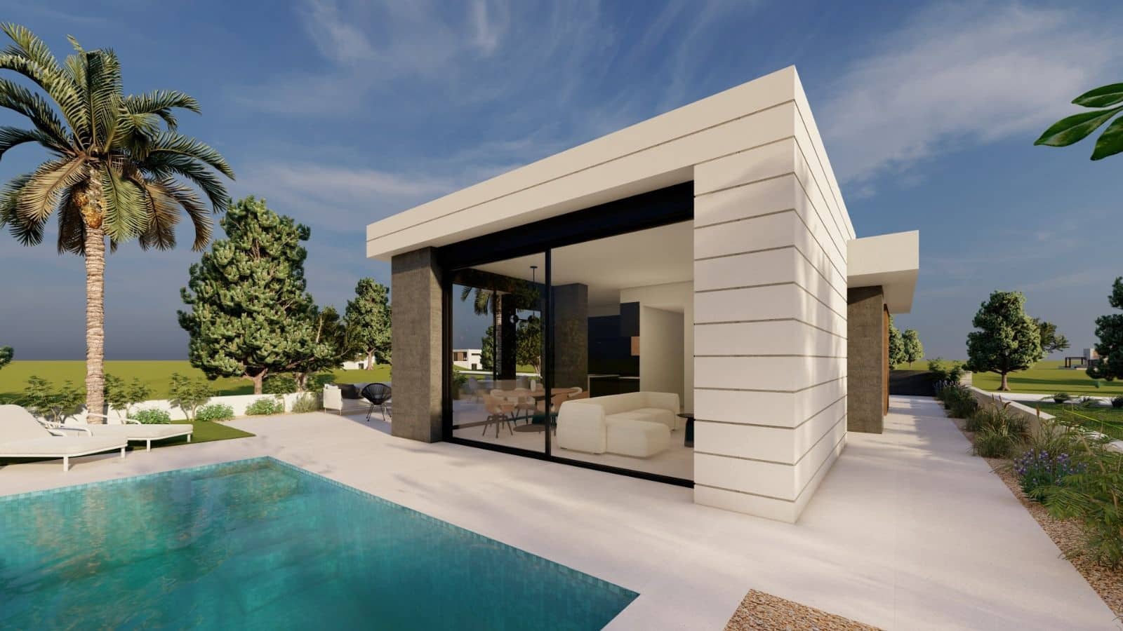 Chalet de 3 habitaciones en Pilar de la Horadada en venta con piscina - 586.000 € (Ref: 9966619)