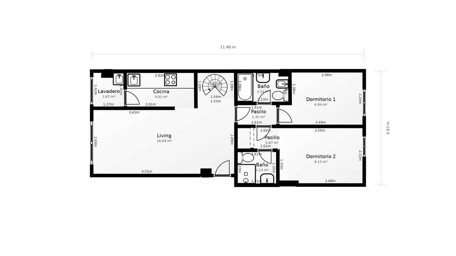2 soveværelse Rækkehus til salg i Abanilla med garage - € 99.900 (Ref: 9973291)
