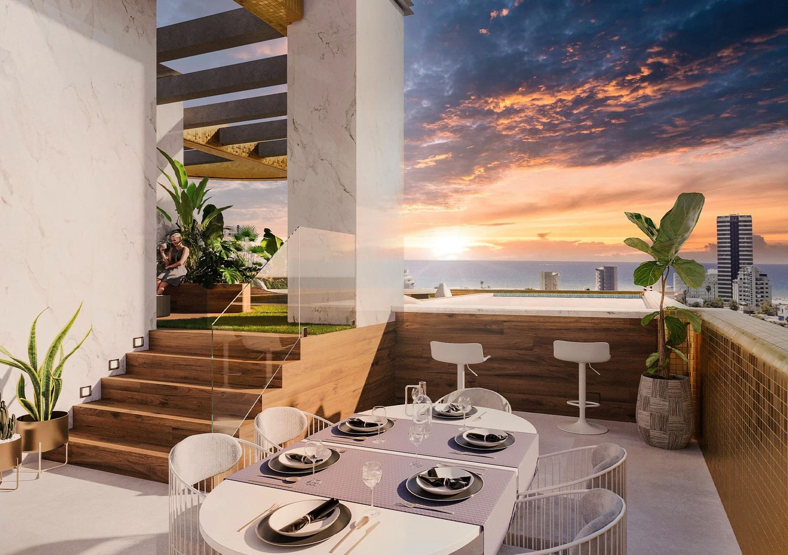 3 soverom Leilighet til salgs i Calpe / Calp med svømmebasseng garasje - € 710 000 (Ref: 9973293)