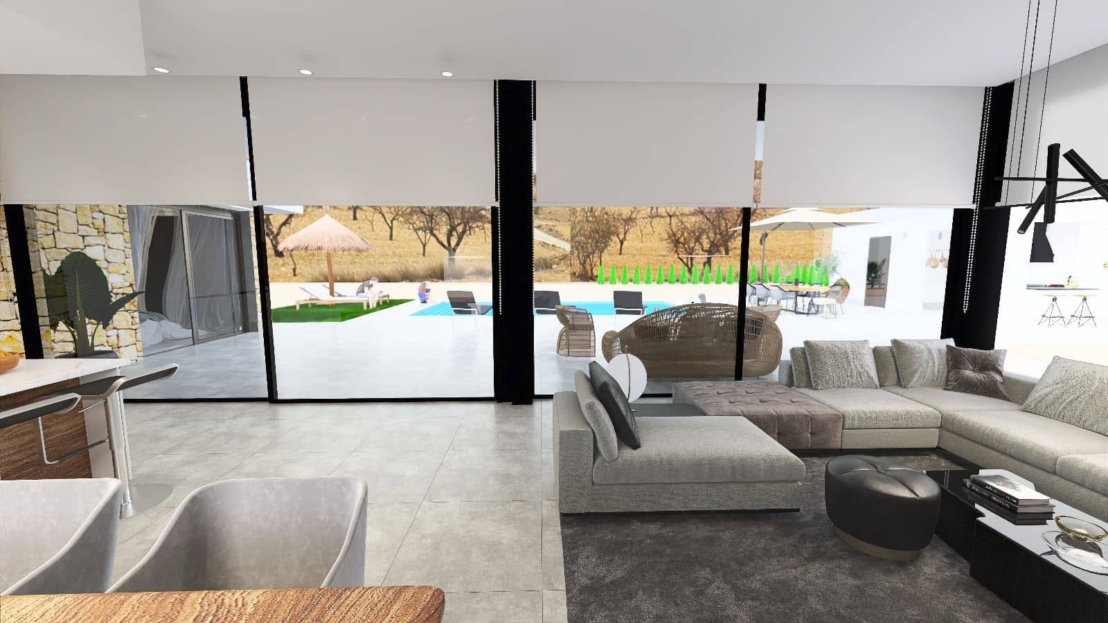 3 soverom Villa til salgs i Pinoso med svømmebasseng garasje - € 570 000 (Ref: 9979788)