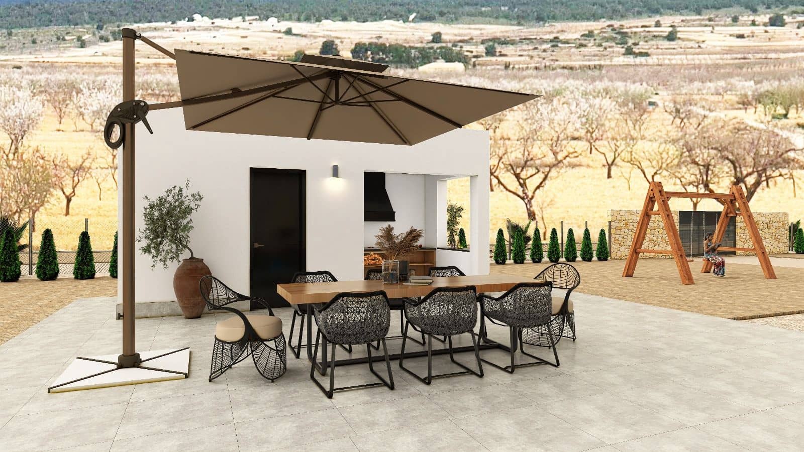 3 soverom Villa til salgs i Pinoso med svømmebasseng garasje - € 570 000 (Ref: 9979788)