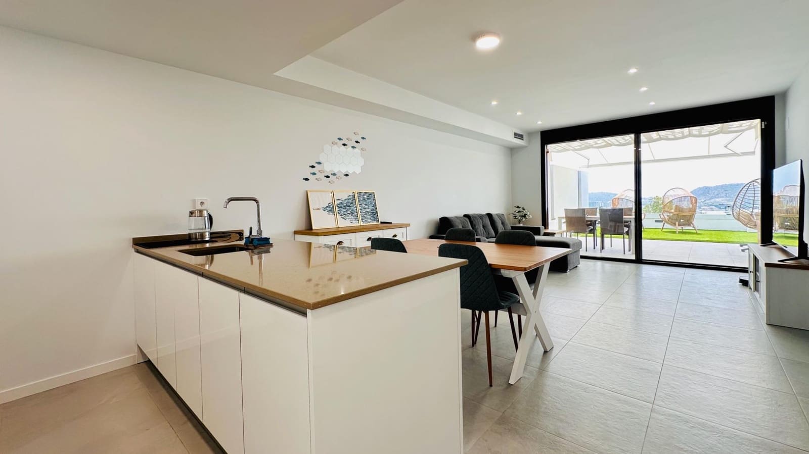2 sypialnia Apartament do wynajęcia w Finestrat z basenem garażem - 2 200 € (Ref: 9982953)