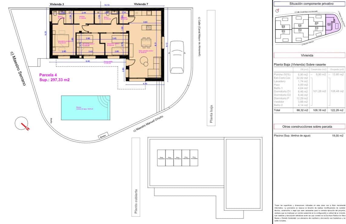 3 sypialnia Willa na sprzedaż w Daya Nueva z basenem garażem - 453 000 € (Ref: 9999606)