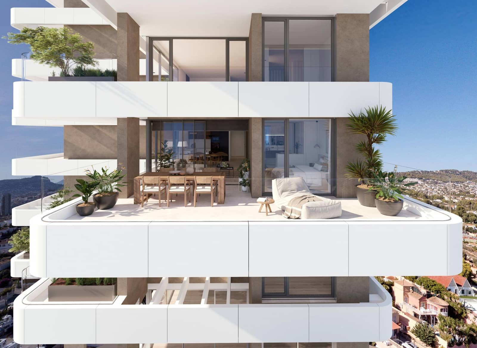 2 soveværelse Lejlighed til salg i Calpe / Calp med swimmingpool garage - € 668.400 (Ref: 9999611)