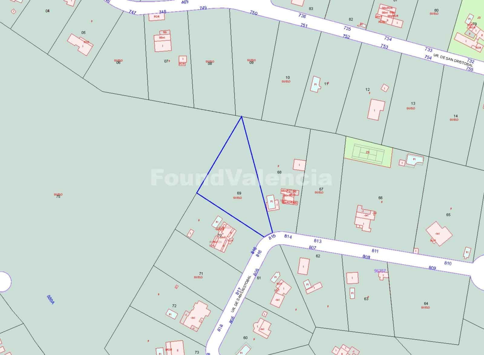 Byggetomt til salgs i Alberic - € 90 000 (Ref: 7876907)