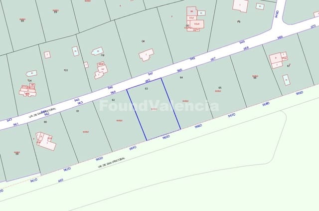 Byggegrund til salg i Alberic - € 70.000 (Ref: 9400258)