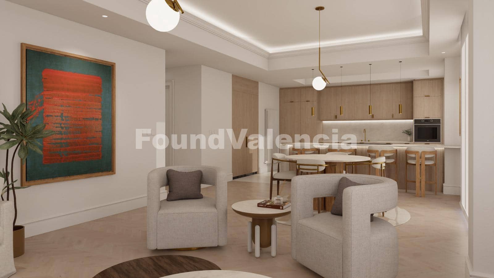 Apartamento de 3 habitaciones en València ciudad en venta - 750.000 € (Ref: 9503640)