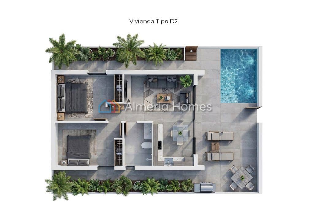 2 sypialnia Willa na sprzedaż w Vera z basenem - 370 000 € (Ref: 10167503)