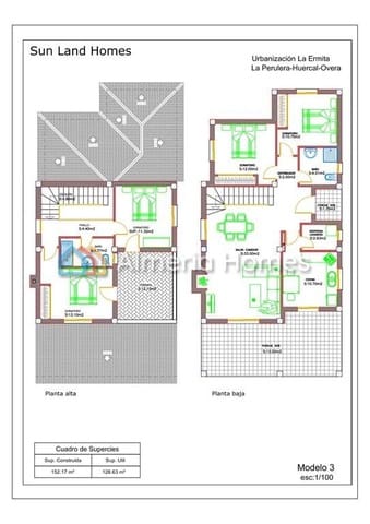 Chalet de 4 habitaciones en Huércal-Overa en venta - 230.000 € (Ref: 4537958)