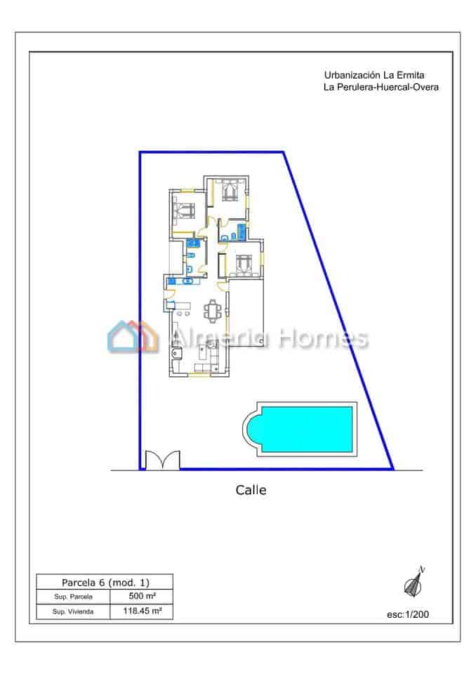3 slaapkamer Villa te koop in Huercal-Overa - € 235.000 (Ref: 4537959)