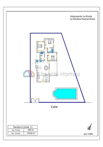 3 slaapkamer Villa te koop in Huércal-Overa - € 235.000 (Ref: 4537959)