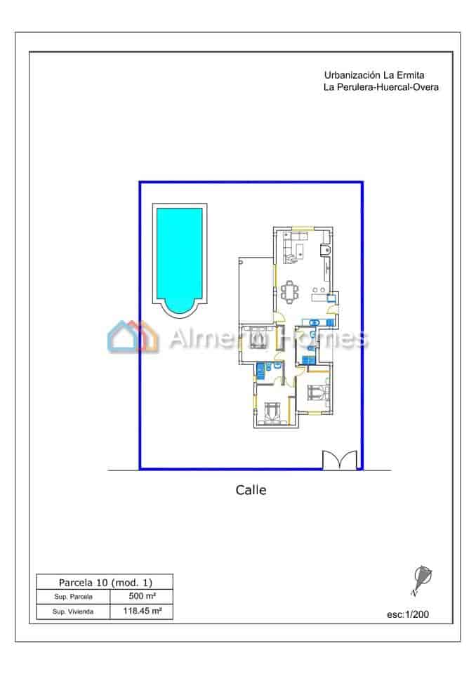 3 slaapkamer Villa te koop in Huercal-Overa - € 235.000 (Ref: 4537959)