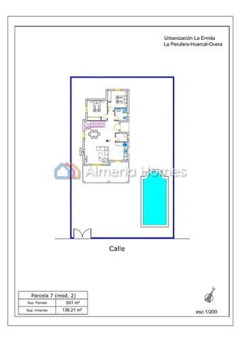 3 slaapkamer Villa te koop in Huércal-Overa - € 259.000 (Ref: 4537960)