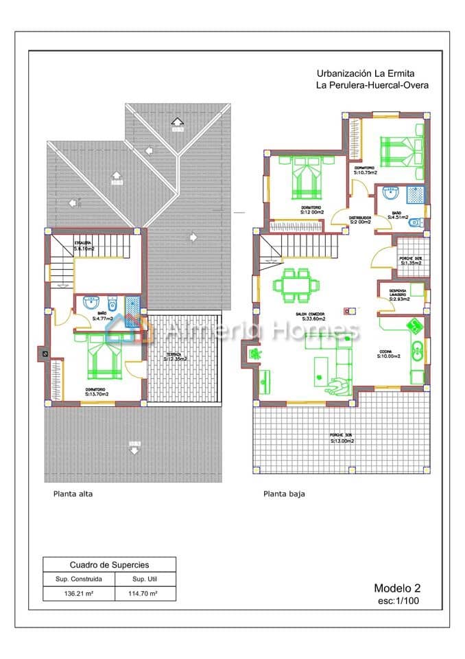 3 bedroom Villa for sale in Huercal-Overa - € 259,000 (Ref: 4537960)