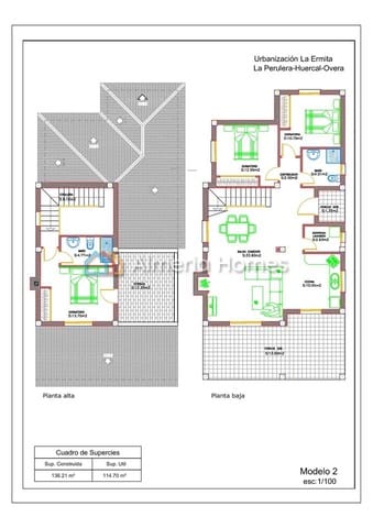 3 slaapkamer Villa te koop in Huércal-Overa - € 259.000 (Ref: 4537960)