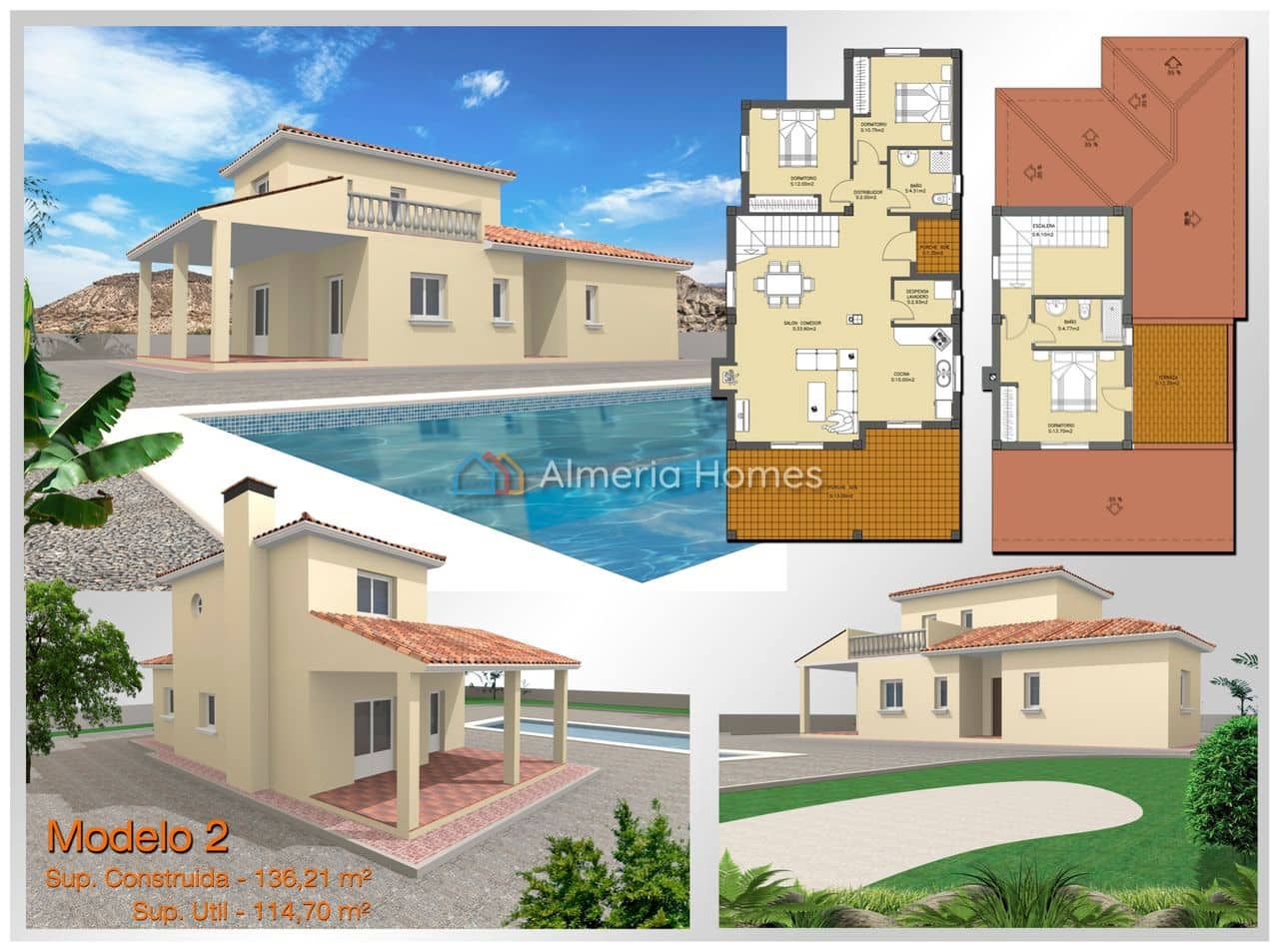 3 bedroom Villa for sale in Huercal-Overa - € 259,000 (Ref: 4537960)