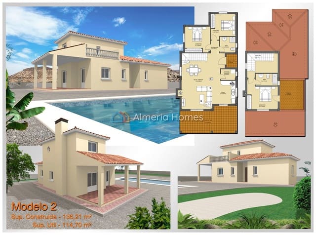 3 slaapkamer Villa te koop in Huércal-Overa - € 259.000 (Ref: 4537960)