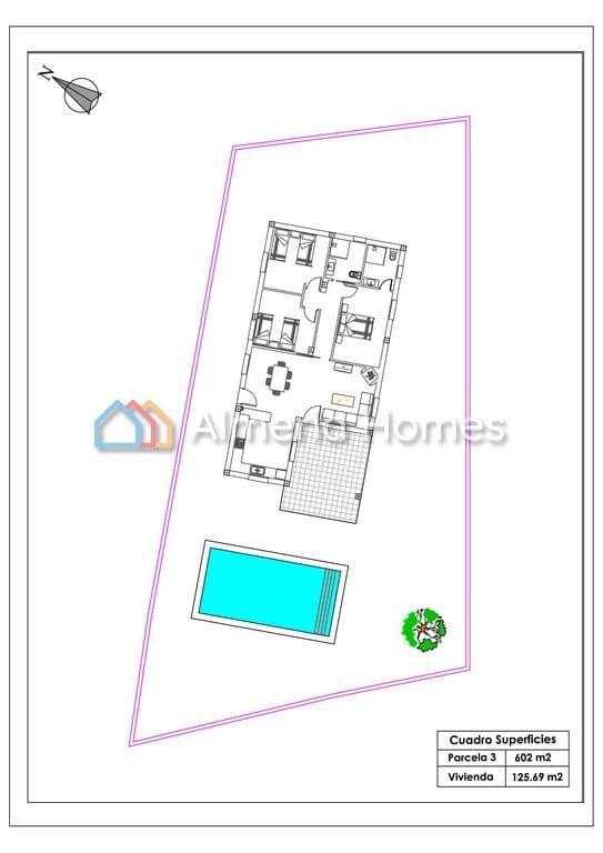 3 soveværelse Villa til salg i Arboleas med swimmingpool - € 274.995 (Ref: 9371151)