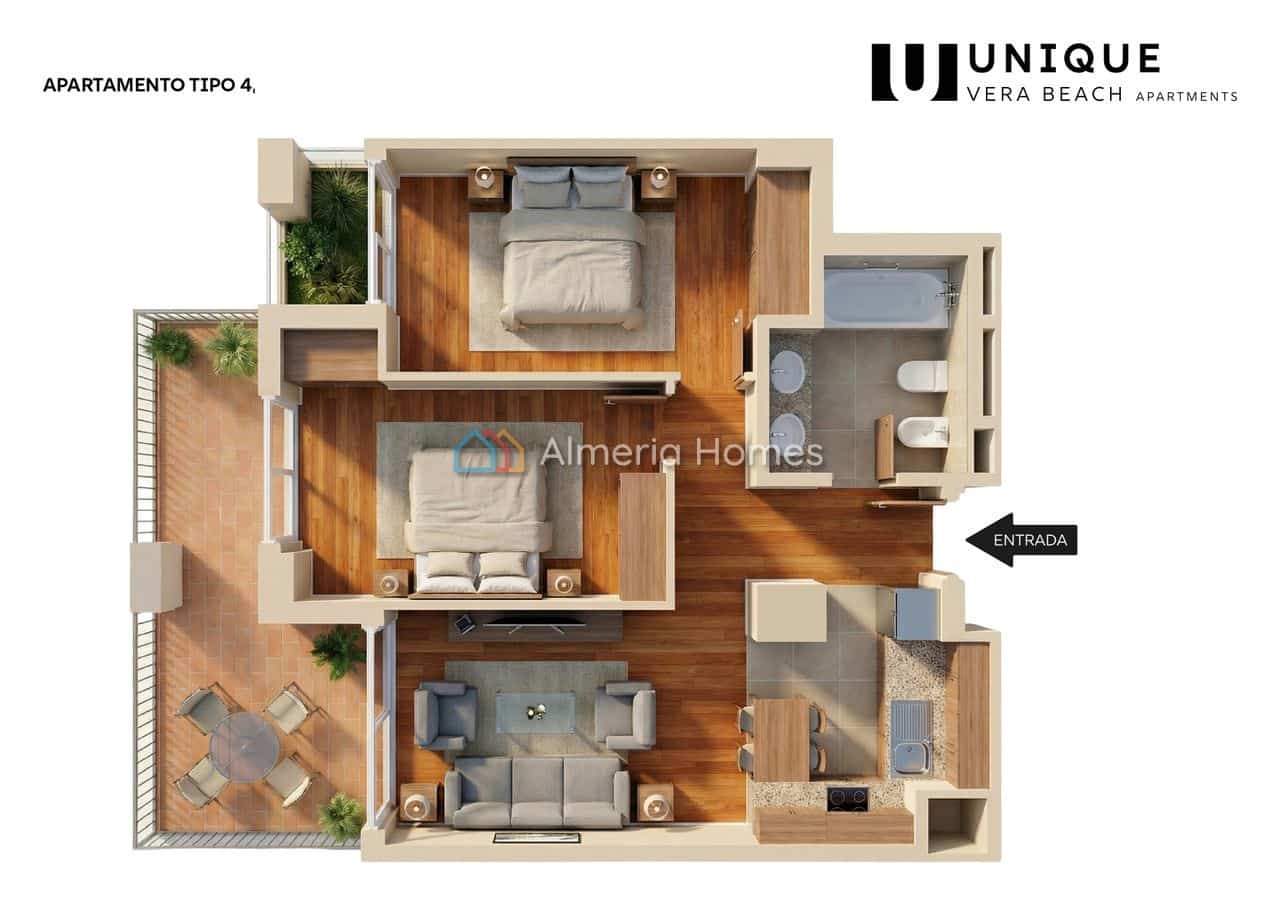 2 camera da letto Appartamento in vendita in Vera con piscina garage - 160.000 € (Rif: 9672245)