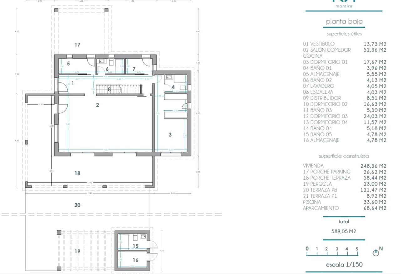 4 slaapkamer Villa te koop in Moraira met zwembad garage - € 1.549.000 (Ref: 10167326)