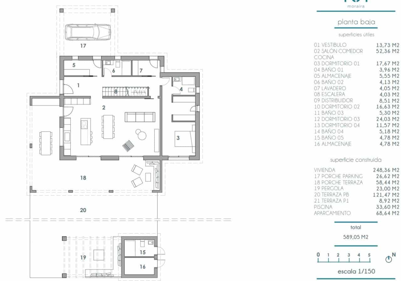 4 slaapkamer Villa te koop in Moraira met zwembad garage - € 1.549.000 (Ref: 10167326)