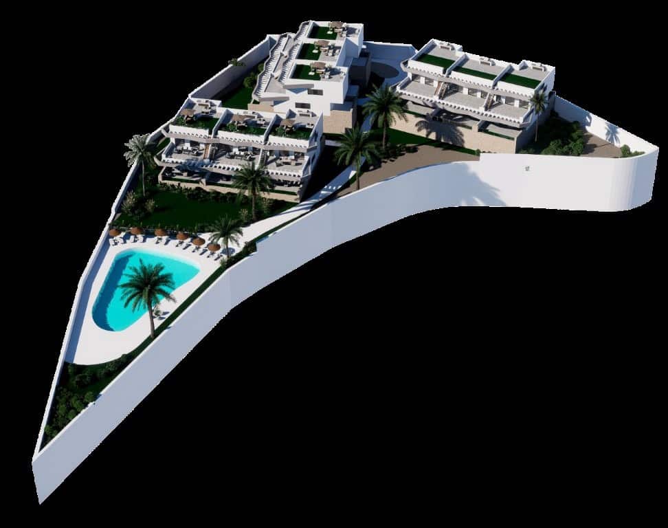 2 bedroom Apartment for sale in Finestrat with pool garage - € 399,900 (Ref: 9073707)