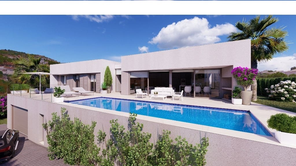 4 makuuhuone Huvila myytävänä paikassa Benissa mukana uima-altaan 
autotalli - 1 370 000 € (Ref: 9073713)