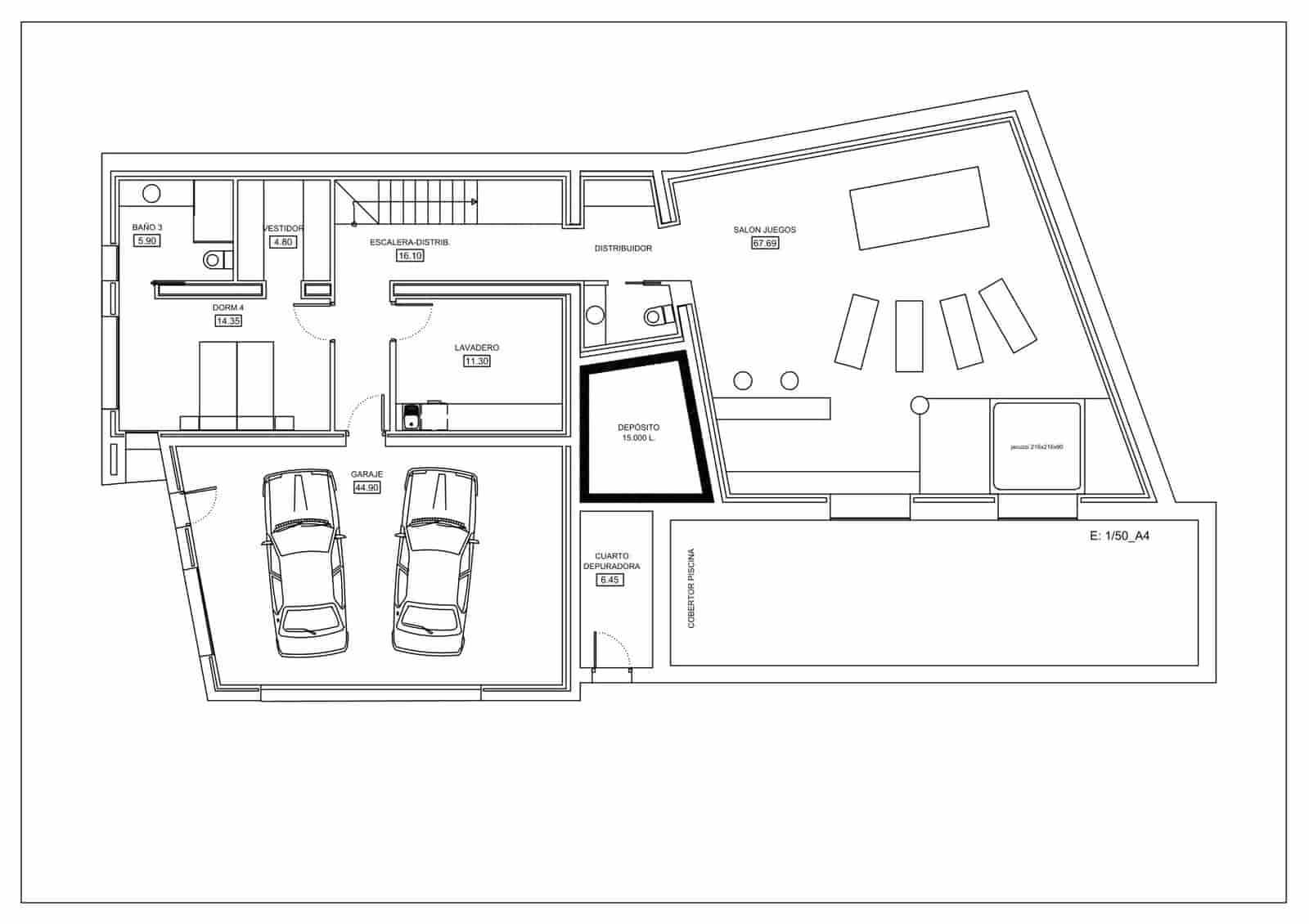 4 makuuhuone Huvila myytävänä paikassa Benissa mukana uima-altaan 
autotalli - 1 370 000 € (Ref: 9073713)