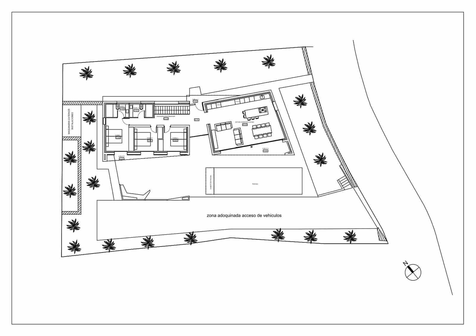 4 makuuhuone Huvila myytävänä paikassa Benissa mukana uima-altaan 
autotalli - 1 370 000 € (Ref: 9073713)