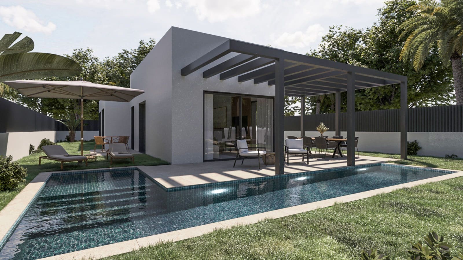 2 soveværelse Villa til salg i Alcalali / Alcanali med swimmingpool garage - € 440.000 (Ref: 9521328)