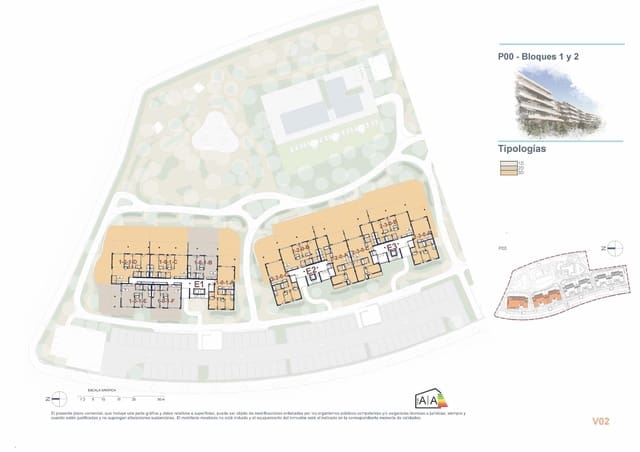 Apartamento de 2 habitaciones en Dénia en venta con piscina garaje - 333.000 € (Ref: 10043641)