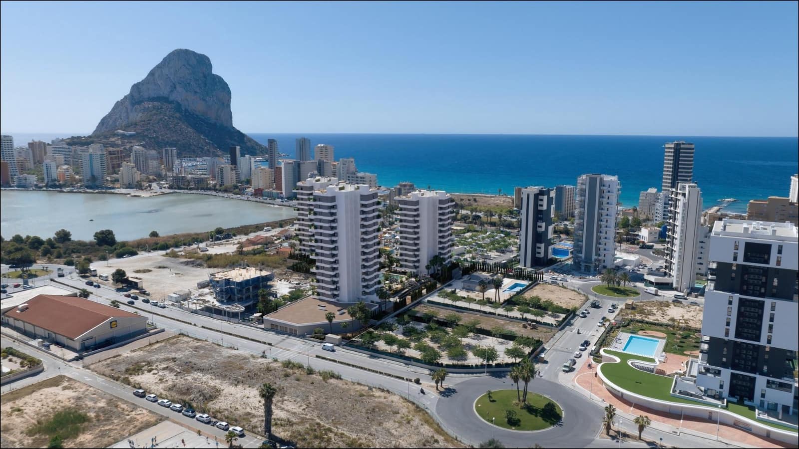 Apartamento de 3 habitaciones en Calpe / Calp en venta con piscina - 455.000 € (Ref: 10043642)