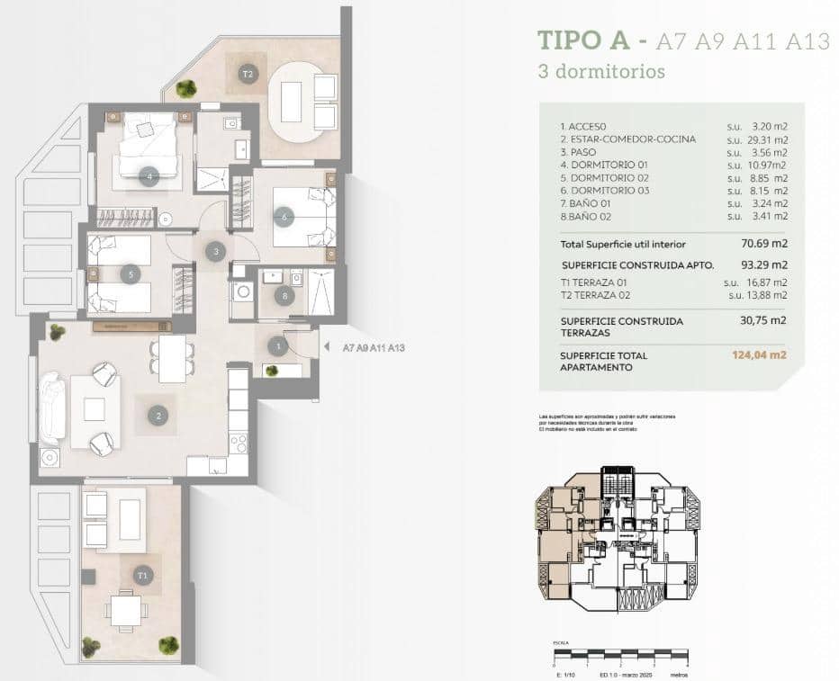 3 sypialnia Apartament na sprzedaż w Calpe / Calp z basenem garażem - 495 000 € (Ref: 10043659)