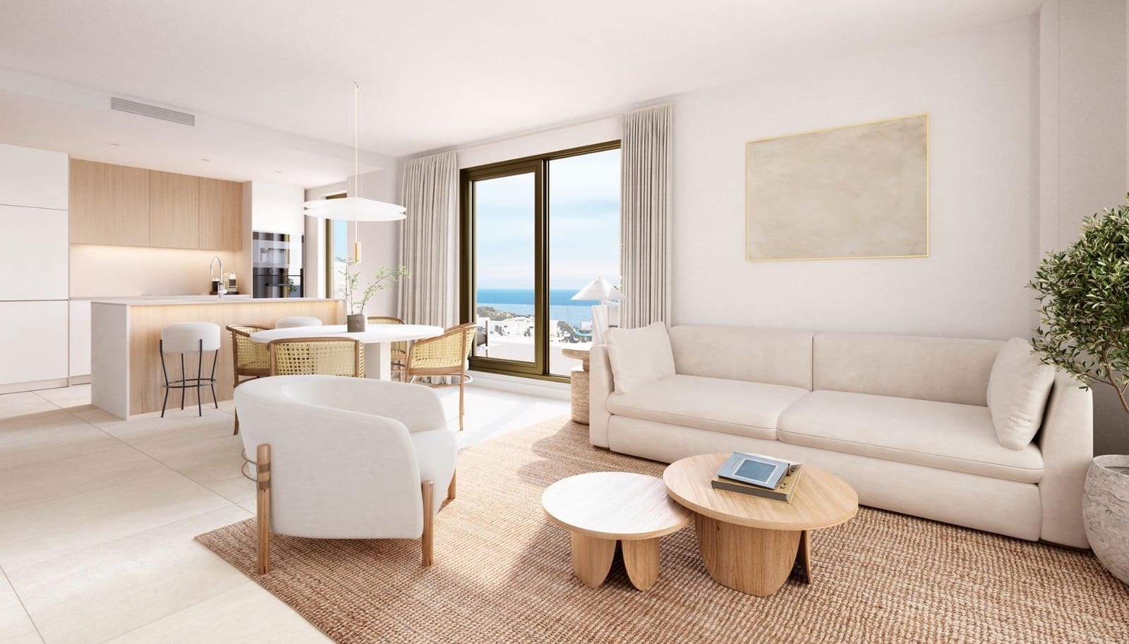 3 sypialnia Apartament na sprzedaż w La Villajoyosa / Vila Joiosa z basenem garażem - 485 000 € (Ref: 10043668)