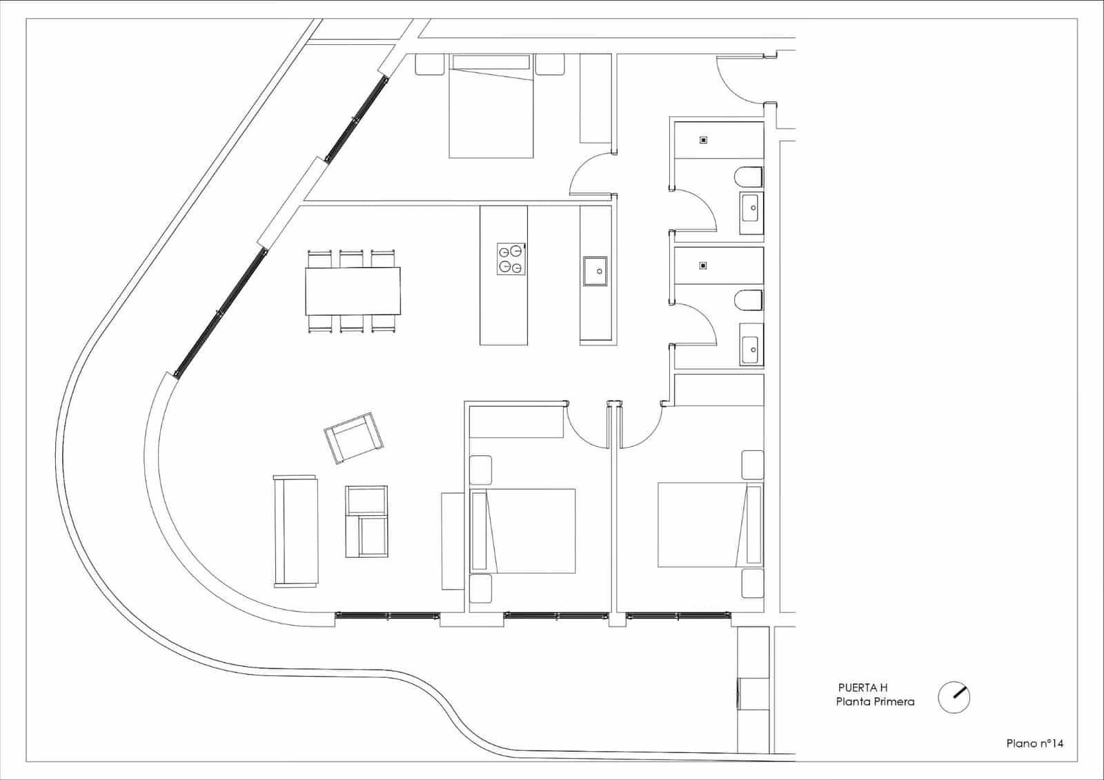 Apartamento de 3 habitaciones en Calpe / Calp en venta con piscina - 485.345 € (Ref: 10043677)